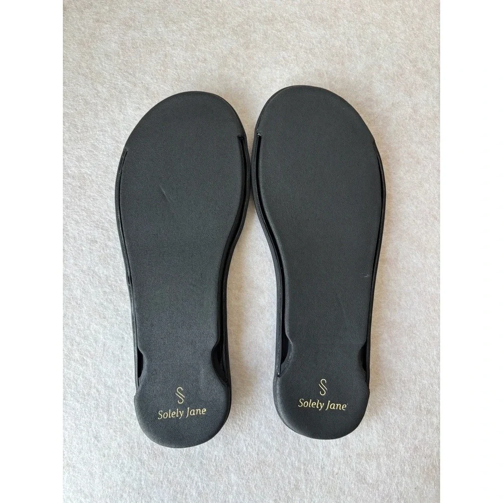 Solely Jane Comfort Flat Sole Black Base Size 7/7.5 Interchangeable Shoe NEW